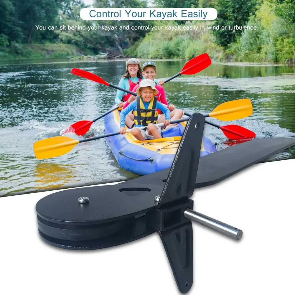 Kayak Canoe Boat Rudder Direction Foot Control Footrest Rotating Pedals Z6L6 