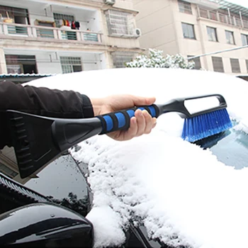

2-in-1 Multi-function Car Ice Scraper Snow Shovel Brush Winter Car Window Windscreen Windshield Snow Removal Cleaning Tool