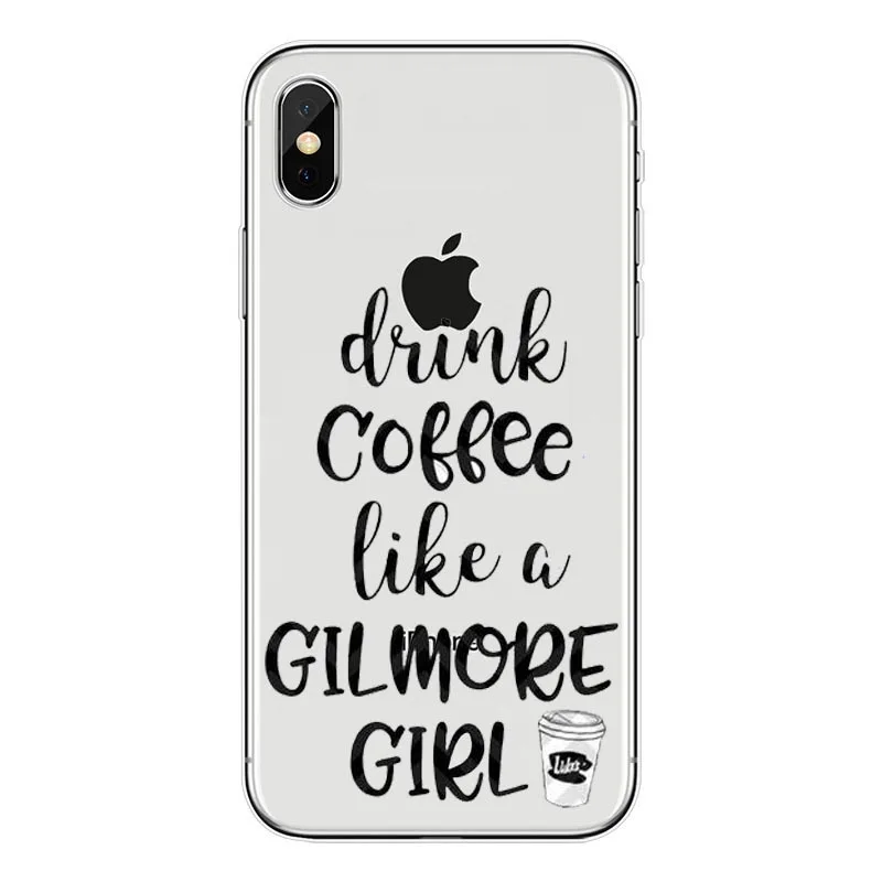 Чехол для телефона Gilmore девочек с коротким разговором iphone 8 Plus прозрачная задняя