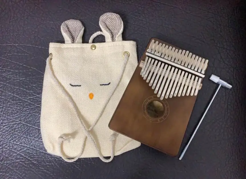 Type 2 17-клавишным vinger калимба Paino Mbira санза Duim игрушечное пианино карман поддержка Зак Cega клавиатуры маримба houten инструмент - Цвет: Type 2