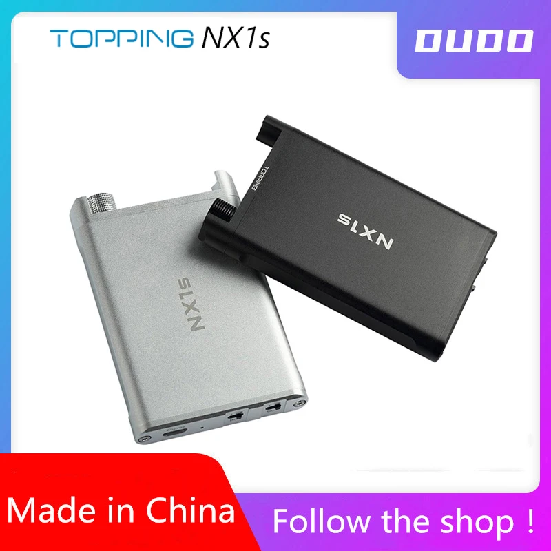 Topping NX1s Mini Portable Hi Res OPA1652 LMH6643 HiFi Audio Digital Headphone Amplifier