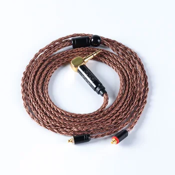 

16 Core Import Single Crystal Copper Balanced Cable 2.5/3.5mm With MMCX/2pin Connector For BL-05 BL-03 CA16 C12 TRN V90