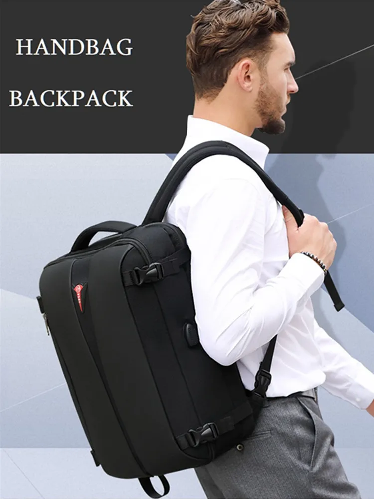 POSO, рюкзак, многофункциональный, 15,6 дюймов, USB, рюкзак для ноутбука, нейлоновая водонепроницаемая сумка, Модный деловой Рюкзак, Сумка с паролем