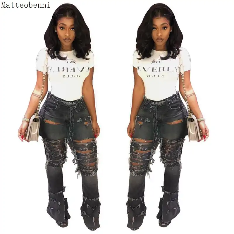 high waisted jeans club outfit