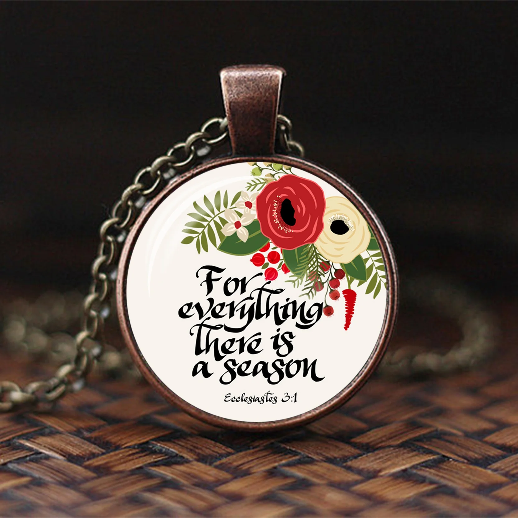 2019 Новая модная Библейская Подвеска со стихом изменить мир с цитатой Писания