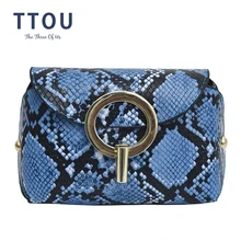 TTOU, модная Женская поясная сумка, серпантин, из искусственной кожи, качественный Женский Змеиный пояс, карман для телефона, Женская поясная сумка, кошелек