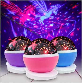 

Rotating Starry Sky Projection Lamp Novelty Small Night Lamp USB Light Projector LED Desk Lamp