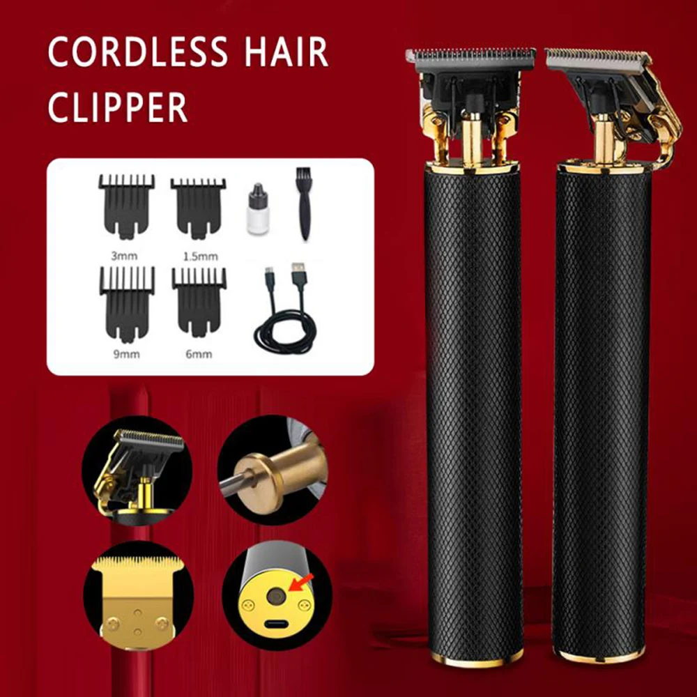 Máquina de Barbear Aparador de Barba para Homem Máquina de Cortar Aparador de Cabelo Máquina de Corte de Cabelo Elétrica Cabelo Profissional 1 Computers & Electronics