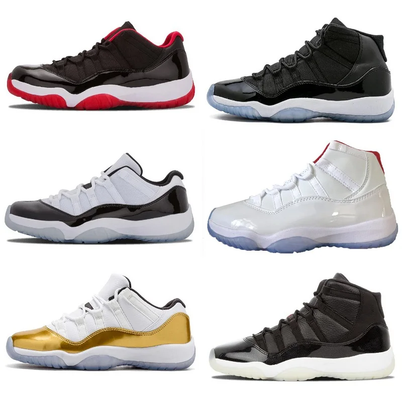 2019 11 Детский Баскетбол обувь новые Concord Platinum Tint Дизайнерские кроссовки XI Chicago Bred