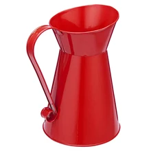 1x20 см винтажная потертая шикарная ваза для цветов оловянный кувшин Железный Свадебный домашний декор