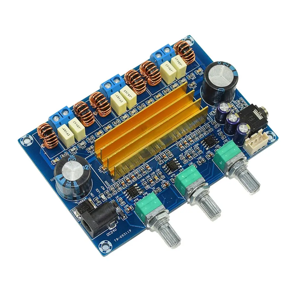 DC24V 2A TPA3116 2 1 канальный Класс D HIFI цифровой усилитель мощности плата 100 Вт 50W2 стерео