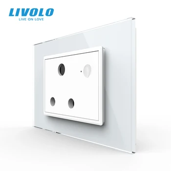 

LIVOLO South Africa Standard 15A Wall Power Socket, One Touch Button Control,