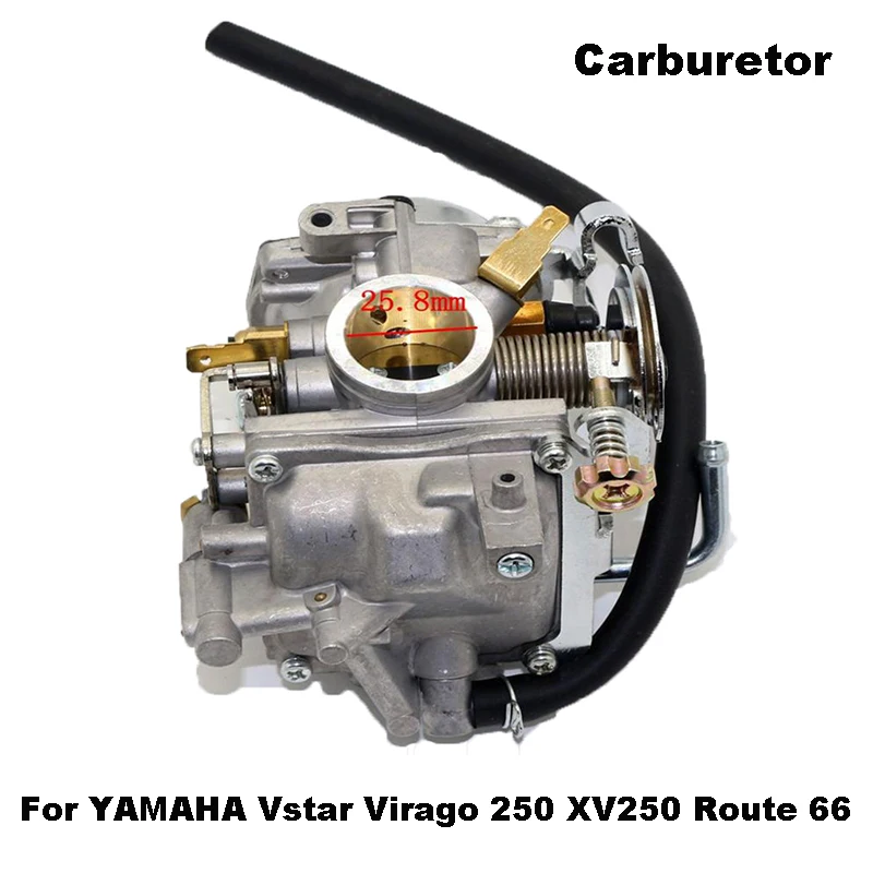 25,8 мм карбюратор для YAMAHA Vstar Virago 250 XV250 Route 66 Complete ATV Мотоцикл карбюратор аксессуары для мотоциклов