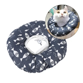 

Printing Round Pets Cat Dog Elizabethan Collar Recovery Collar For Preventing Licking Wound Pet Protective Cover Pet Accessories