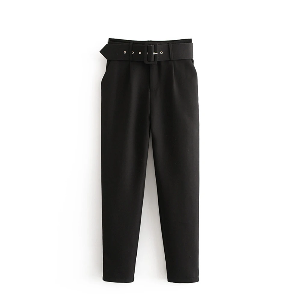 

S-XL Plus Size Women Pants Linen Cotton Casual Harem Pants Candy Color Harajuku Green Trousers Female Ankle-length Length Pants
