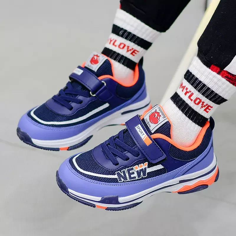 Blue mesh Winter kids shoes boys shoes kids sneakers kids shoes for school boy shoes kids kids loafers Fashion sports shoes shoe - Цвет: Blue mesh