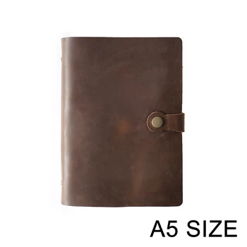 

Moterm Classic Business Leather Notebook A5 Cowhide Cover Refillable Journal Diary Loose Leaf Sketchbook Planner Free Shipping