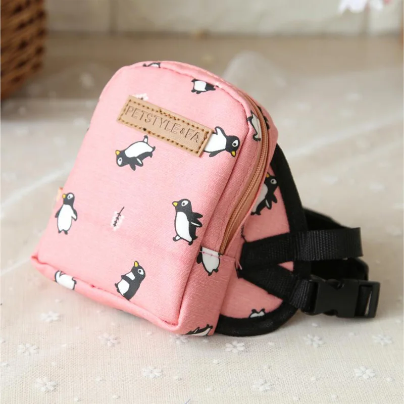 Рюкзак для собак с милым принтом сумка путешествий на открытом воздухе маленьких