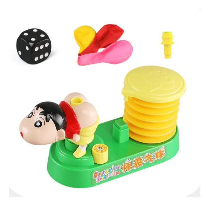 Сюрприз Новинка игры Crayon Shin chan пердит спрей пердит шар снятие стресса игрушки для детей Дети кляп подарки