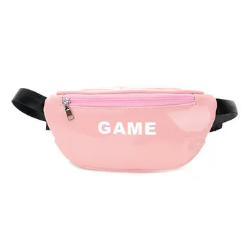 

100PCS / LOT Children's Laser Waist Bags Baby Girl Mini Pack Coin Purse Kids Travel Wallet Shoulder Bags Women Fanny Pack