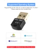 USB Bluetooth 5.0 Bluetooth 5.0 Adapter Receiver Wireless Bluethooth Dongle 4.0 Music Mini Bluthooth Transmitter For PC Computer 5