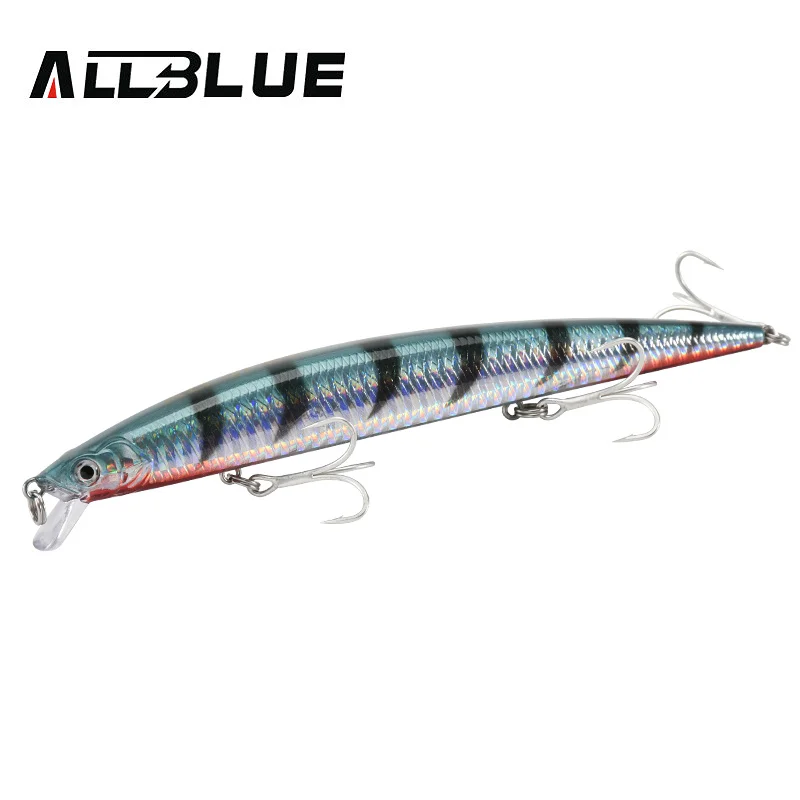 ALLBLUE SPRINT Sinking Minnow Longcast Jerkbait Fishing Lure - Saltwater Sea Bass Artificial Bait