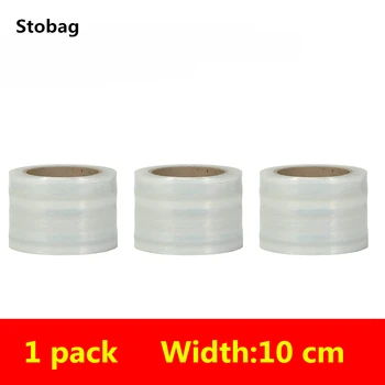 

StoBag 1Pack 10cm/30cm Width Industrial Strength Stretch Packing Wrap Clear Plastic Shrink Film