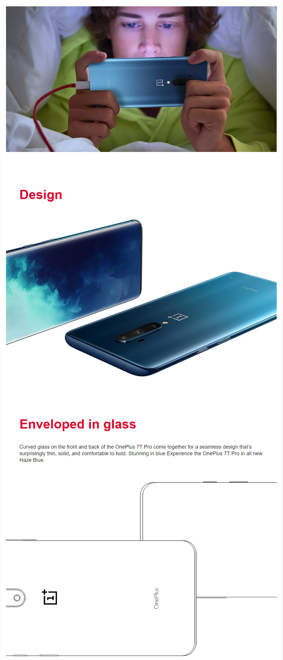 Универсальная ПЗУ Oneplus 7T Pro Snapdrago 855 Plus Dual SIM 8 ГБ/12 Гб ОЗУ 256 Гб ПЗУ UFS 3,0 48 МП OIS 2K 90 Гц экран всплывающая фронтальная камера