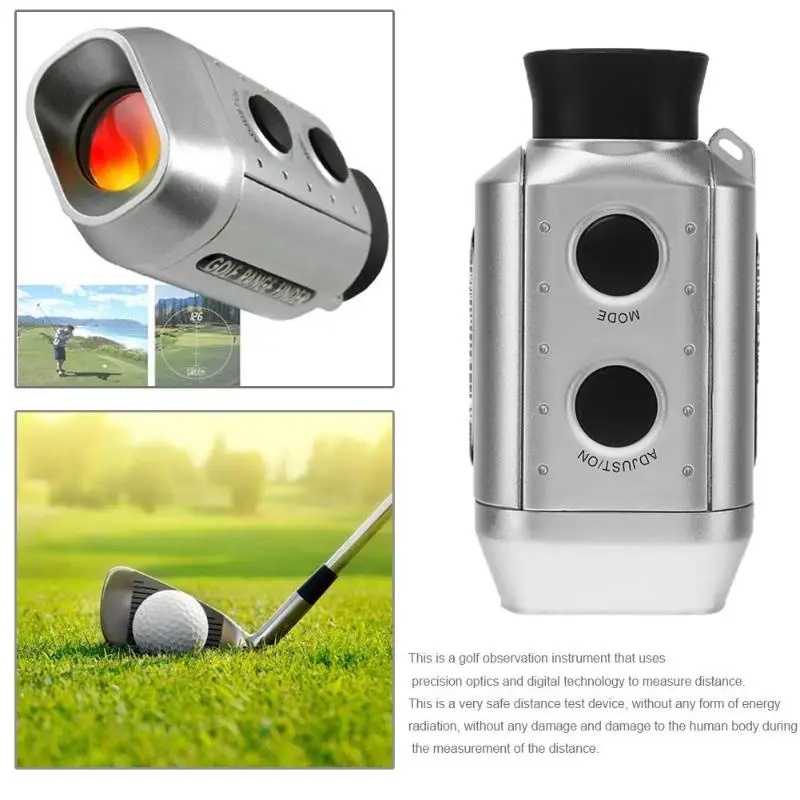 

400m Laser Rangefinder 6X Handheld Range Finder with Angel Scan for Hunting Golf Range Finder Measure Distance Speed Meter