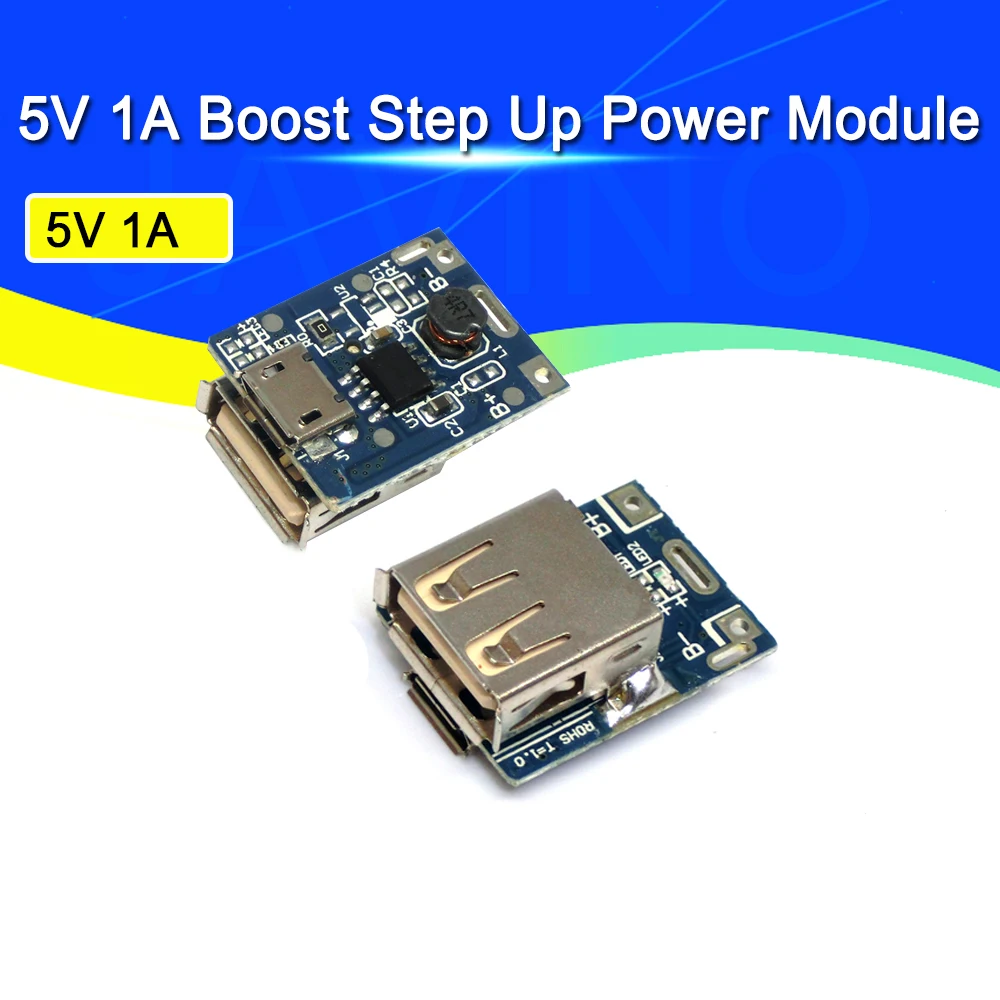 Power Supply Module DC 2.5V~5V to 5V 1A Battery Charging Circuit