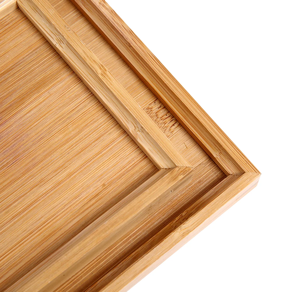 Деревянный набор для чая поднос Прямоугольный в японском стиле бамбуковое поднос для чая твердый деревянный поднос для фруктового хлеба деревянный поднос для хранения декоративный