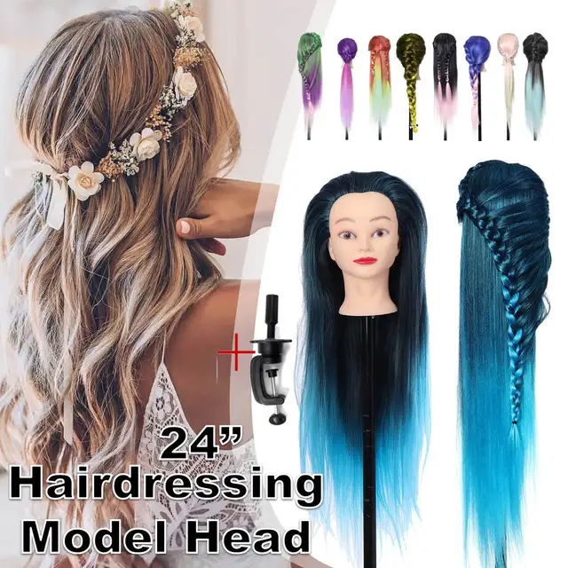 24 Dyujma Dlinnye Svetlye Volosy Parikmaherskie Manekeny Golovy Pletenie Gladkij Parik Dlya Prichesok Sinteticheskij Maneken Golova S Zazhimom Stola Kupit Nedorogo V Internet Magazine S Dostavkoj Sravnenie Cen Harakteristiki Foto