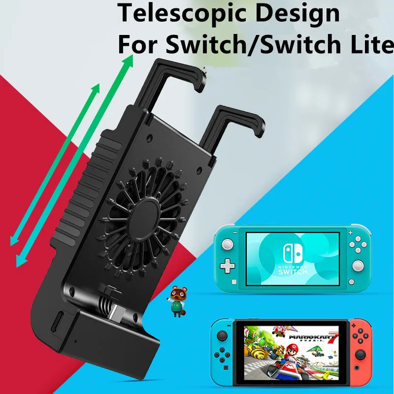 Охлаждающая подставка для Nintendo Switch NS и Lite мини-кулер с контролем температуры