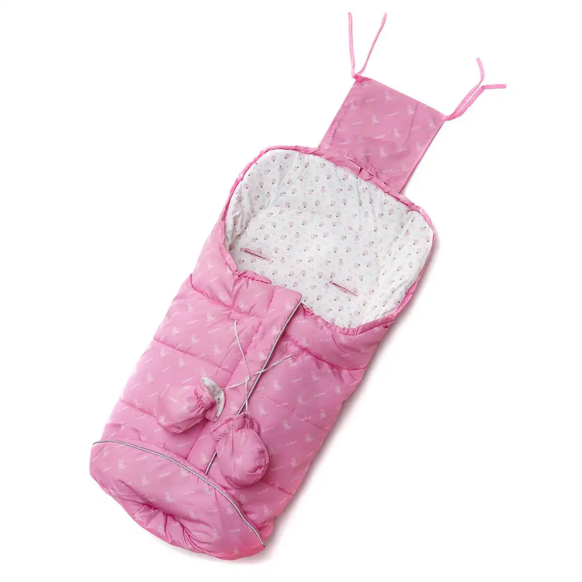 Новинка; зимний спальный мешок для малышей; спальный мешок для коляски; теплый конверт для новорожденных; ветронепроницаемые спальные мешки для коляски; муфта для ног