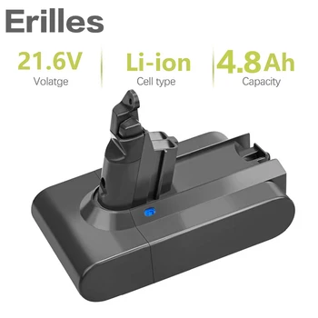 

Rechargeable battery 21.6V 6800mAh Li-ion vacuum cleaners replacement batteries for Dyson V6 DC58 DC59 DC61 DC62 SV05 SV07 SV09