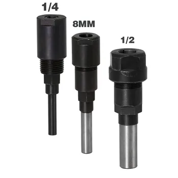 

Engraving Trimming Machine 3pcs Shank Extension Rod Woodworking Tools Workshop