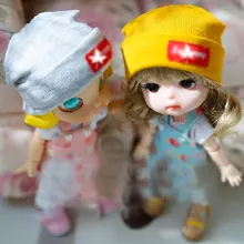 Ob11 аксессуары Molly 1/8 bjd можно носить осенью и зимой модные вязаные шапки куклы аксессуары