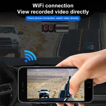 

WIFI Driving Recorder Bluetooth Headset HD Night Vision 1080P Voice Intelligent Control Dashboard Camera Recorder
