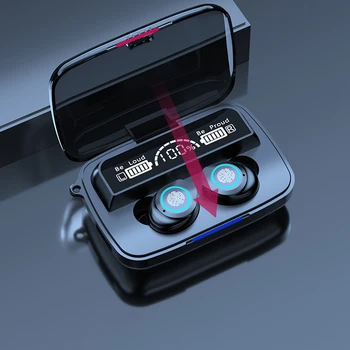 

New TWS Bluetooth Wireless Headset Stereo 5.1 Earbuds 9D Sports Music Bluetooth Headphone for Huawei iPhone Xiaomi Samsung Phone