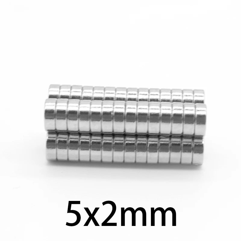 Ímã De Neodímio Da Terra Rara 5*1mm ímã Redondo Pequeno Do ímã De 10 - Foto 5