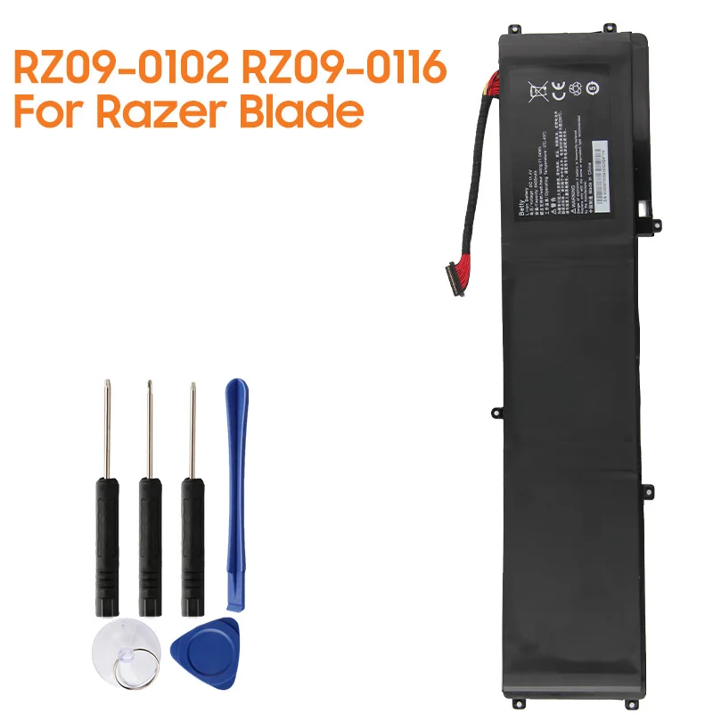 

Original Replacement Laptop Battery RZ09-0102 For Razer Blade RZ09-0102 RZ09-0116 E31 RZ09 14" 2014 2015 Authentic 6400mAh