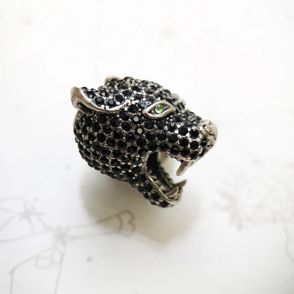 Beads Leopard Panther,2019 New 925 Sterling Silver & CZ Pave Beads Fit Bracelet Europe Jewelry Rebel Street Gift For Women & Men - Image 4