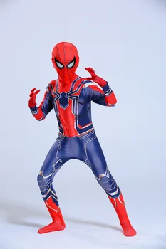 

Avengers Iron Spiderman Costume Spider Man Suit Spider-man Halloween Costumes Men Adult Kids Spider-Man Cosplay Clothing