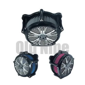 

Motorcycle Venturi CNC Air Cleaner Intake Filter Kit For Harley Touring Street Glide Road Glide Softail Sportster Dyna RSD