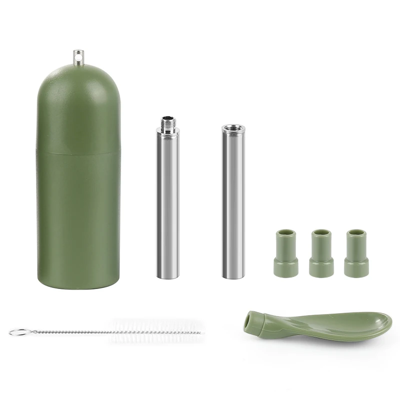 Green Durable Straw 1 шт. ржавчины соломы Портативный Телескопическая из нержавеющей стали питьевой соломы многоразовая нержавеющая сталь путешествия Соломы Бар аксессуары - Цвет: Green Durable Straw