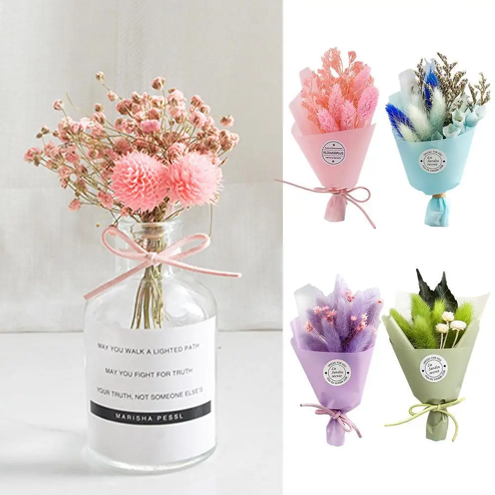 

1Pcs Mini Dried Flower Bouquet Natural Dry Flower Mini Craft Home DIY Wedding Gypsophila Christmas Gift Decoration G8P9