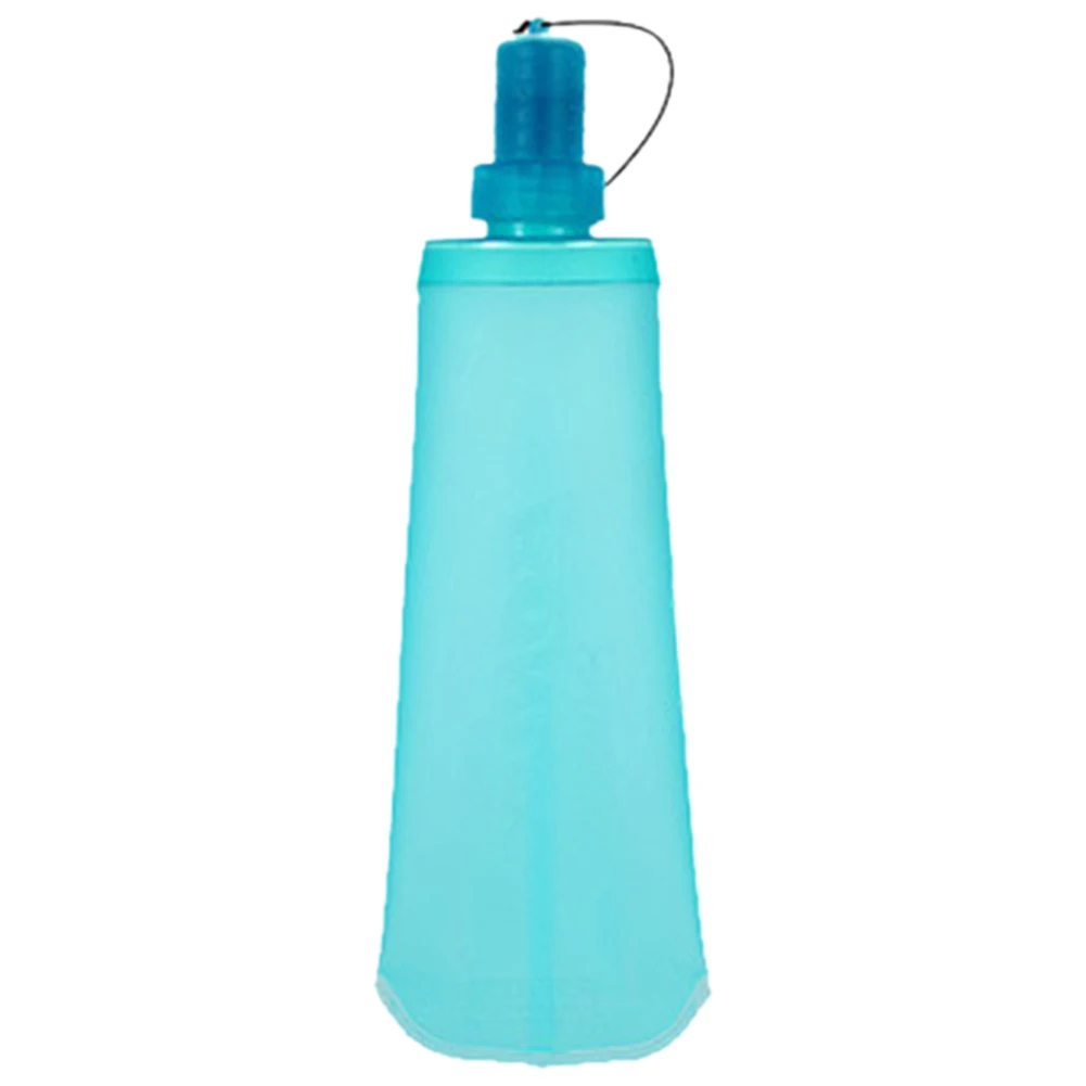 Blue 250ml Открытый походный рюкзак бутылка для воды для путешествий складной портативный Кемпинг многоразовый напиток мягкая колба подарок скалолазание складной - Цвет: Blue 250ml