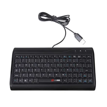 

MC-Saite New Ultra Thin Slim 78 Key Wired USB Mini PC Keyboard For PC Apple Mac Laptop Ergonomic Plastic For Windows Keyboard