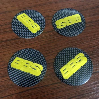 

4PCS 56.5m sticker for BBS Wheel Center Hub Cap Emblem Decal sticker Car modification accessories car styling