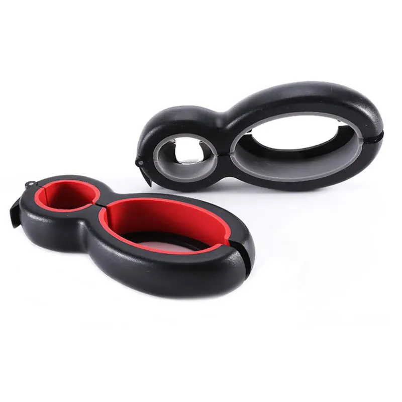 

6-in-1 Bottle Opener Multifunctional Stainless Steel Can Beer Opener All in One Jar Gripper Lid Kitchen Tool Twist Opener